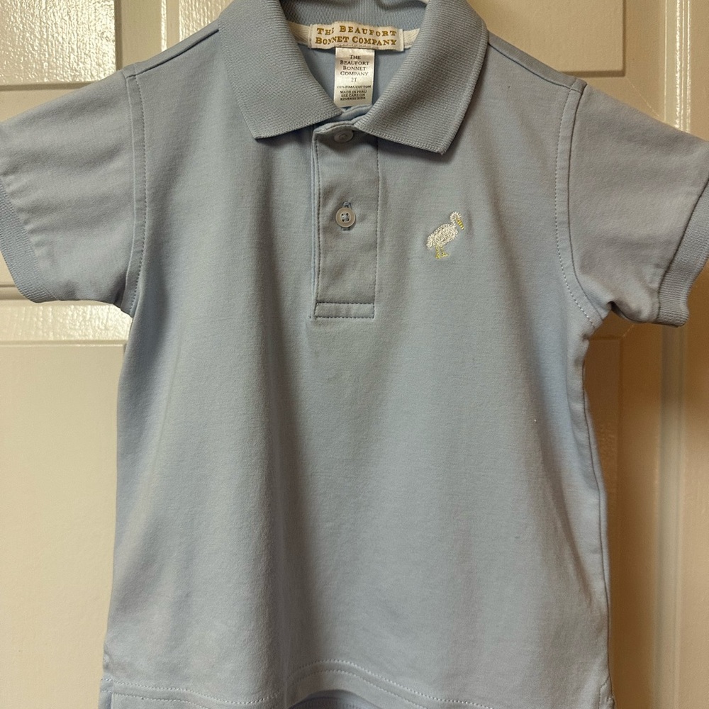 The Beaufort Bonnet Company Blue Polo Shirt Classic Style